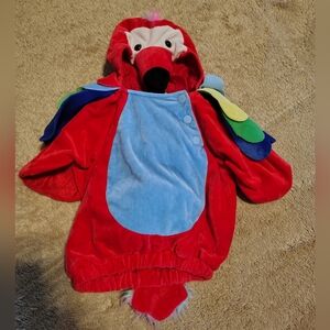 Baby Halloween Costume Parrot Macaw Multicolor One Piece